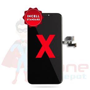 PD3 INCELL Standard LCD Screen and Digitizer Assembly, Black, for iPhone X