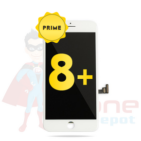 PD3 Prime Glass Digitizer & LCD Display For iPhone 8 Plus (5.5") (White) Flex + Front Camera and Proximity Sensor